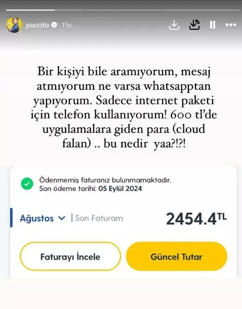 2500 Tl Telefon Faturasi Gelen Pucca Isyan Etti 17829442 7089 M