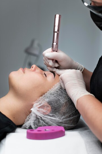 Young Woman Going Through Microblading Treatment 23 2149102668